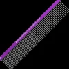 7.5" 50/50 Purple Grayhound Comb by PetStore.Direct