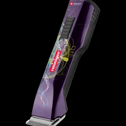 Purple Saphir Cordless Clipper with Two Batteries In a Case by Heiniger