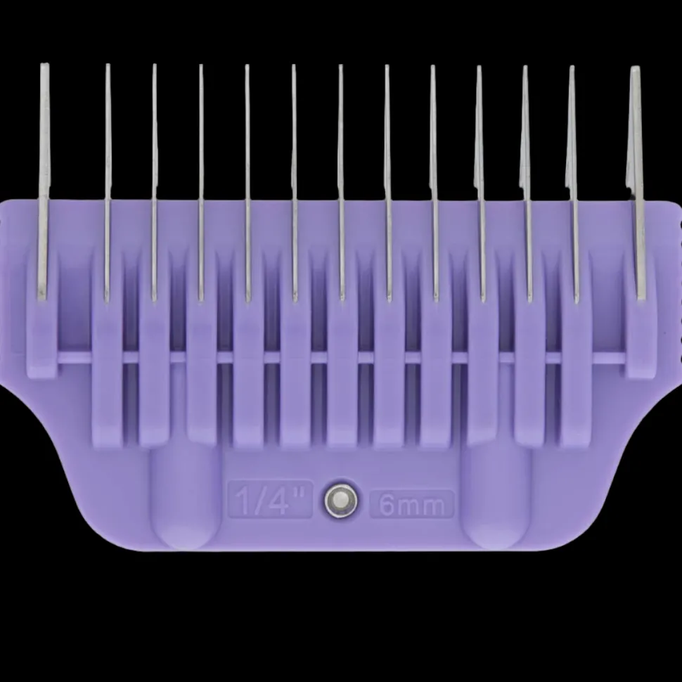 #4 1/4" Purple Wide Snap on Comb by PetStore.Direct