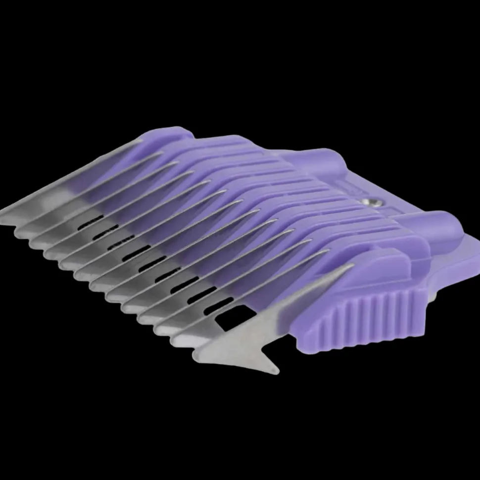#4 1/4" Purple Wide Snap on Comb by PetStore.Direct