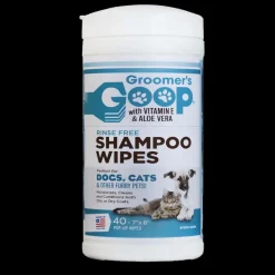 Rinse Free 40 CT Shampoo Wipes by Groomer's Goop