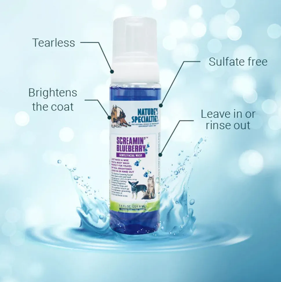 Screamin BlueBerry Waterless Shampoo 7.5oz by Nature's Specialties