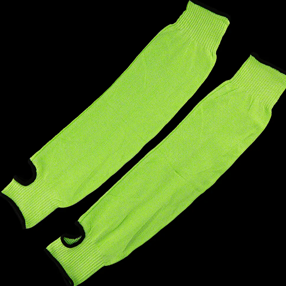 Set of 2 Green Cut Resistant 18" Sleeves For Cat Protection