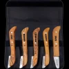 Set of 5 Left Handed Stripping Knife 723L by Aaronco