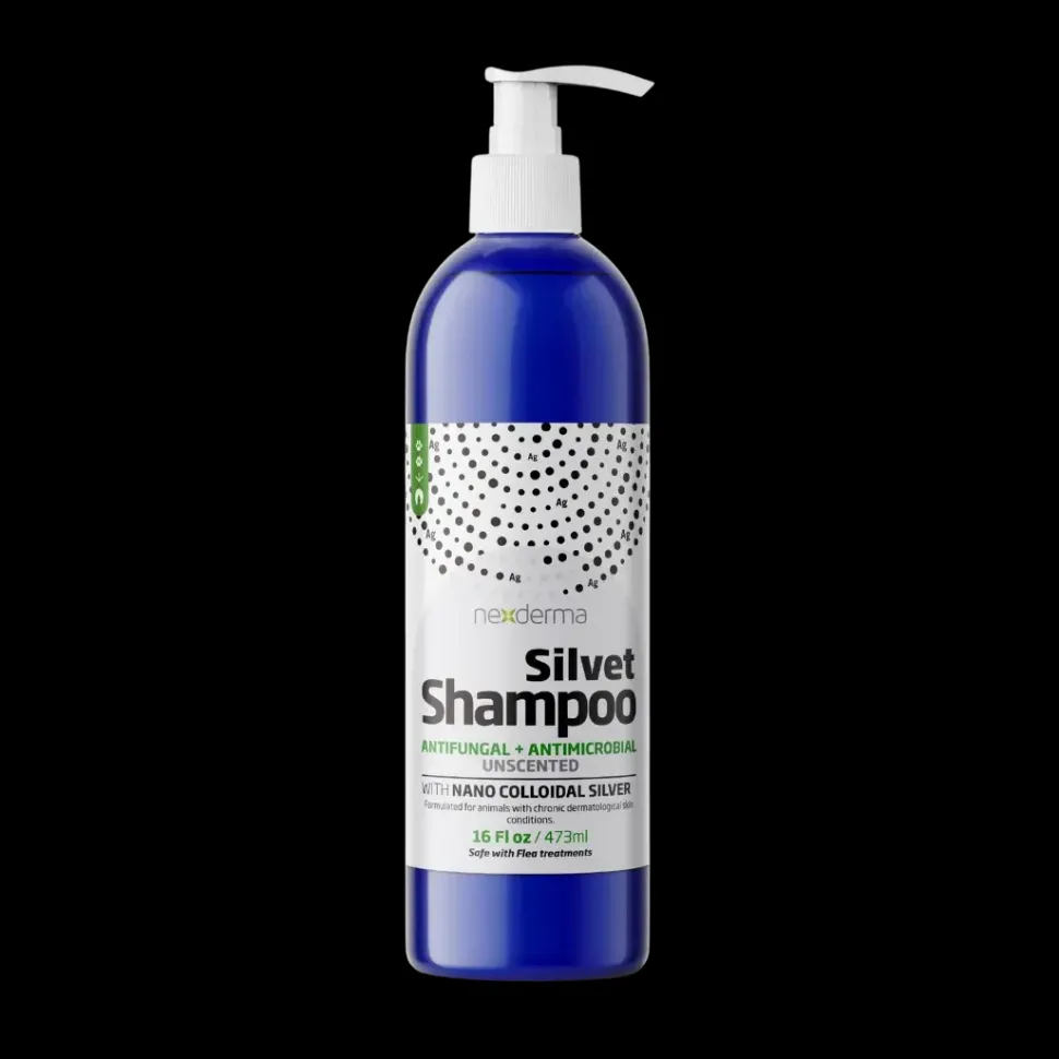 Silvet Unscented Antifungal Antimicrobial Shampoo 16oz by Nexderma