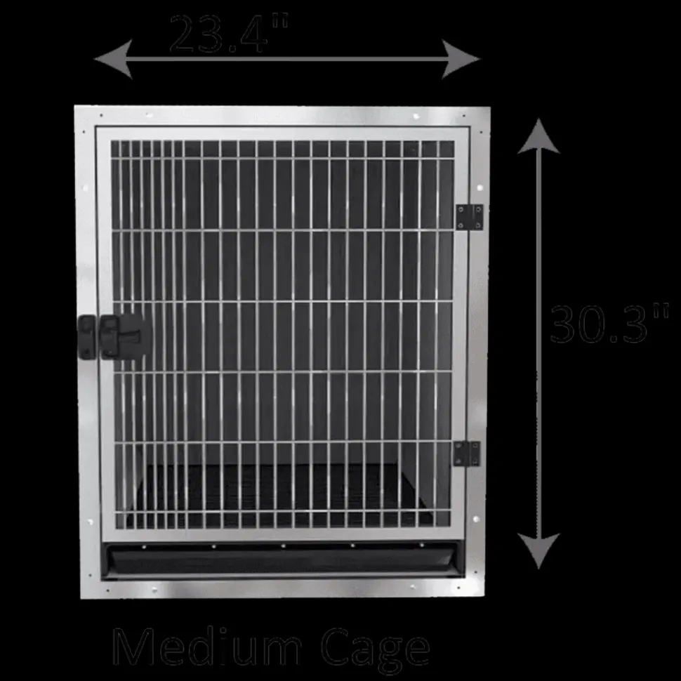 Stainless Steel Cage Banks by PetStore.Direct