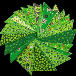 St.Patrick's Day Bandanas - 60 Assorted Sizes and Patterns by Bandanas Unlimited