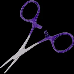 3.5" Straight Hemostat with Purple Handles 707S by Aaronco