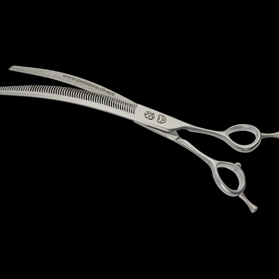 8" 60T Curved Blender Thinner Shear by PetStore.Direct