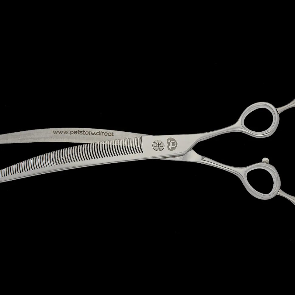 8" 60T Curved Blender Thinner Shear by PetStore.Direct