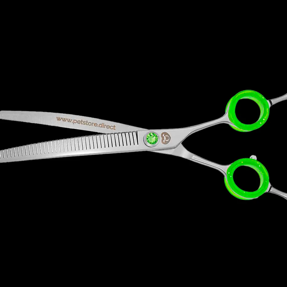 7" 38T Curved Piano Blending Shears by PetStore.Direct