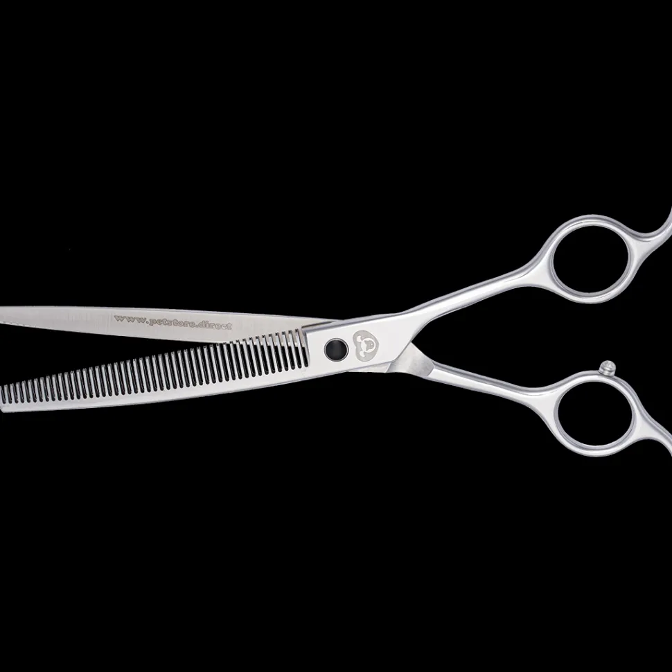7.5" 48T Curved Thinning Shears by PetStore.Direct