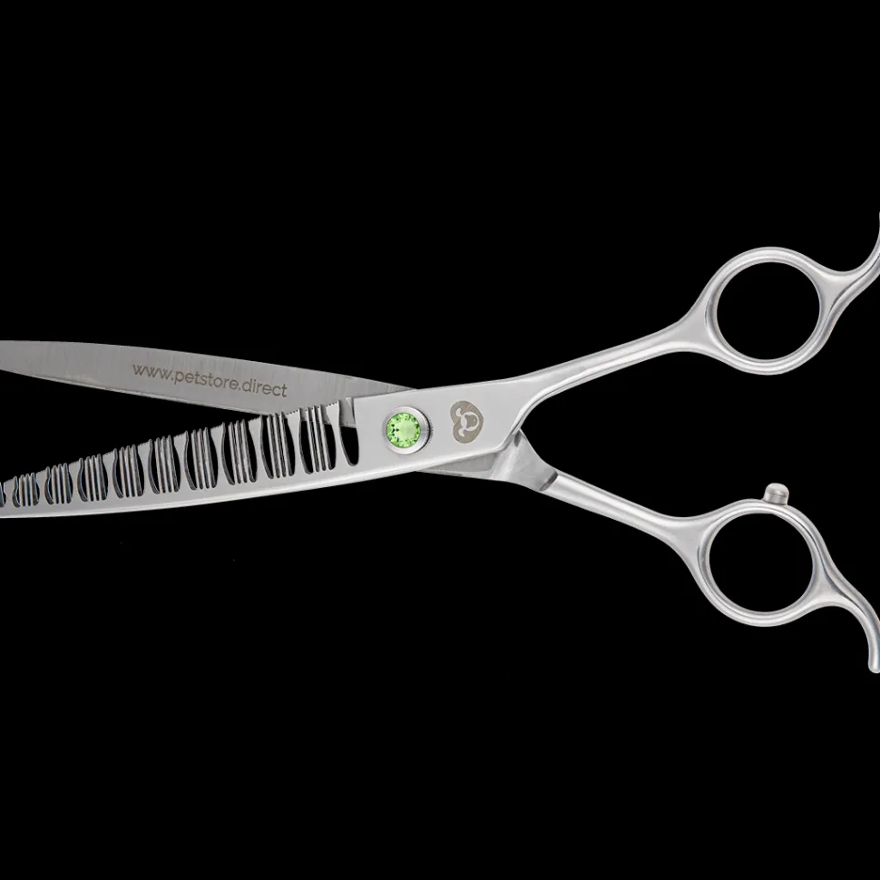 7.5" 39 Teeth Curved Hybrid Thinning Blenders by PetStore.Direct