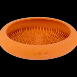 UFO Slow Feeder Dog Bowl Orange by LickiMat