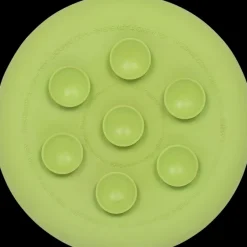 UFO Slow Feeder Dog Bowl Green by LickiMat