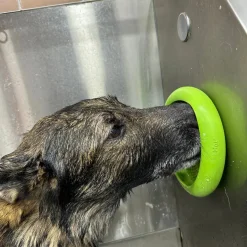 UFO Slow Feeder Dog Bowl Green by LickiMat
