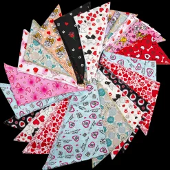 Valentine's Day Bandanas - 60 Assorted Sizes and Patterns by Bandanas Unlimited