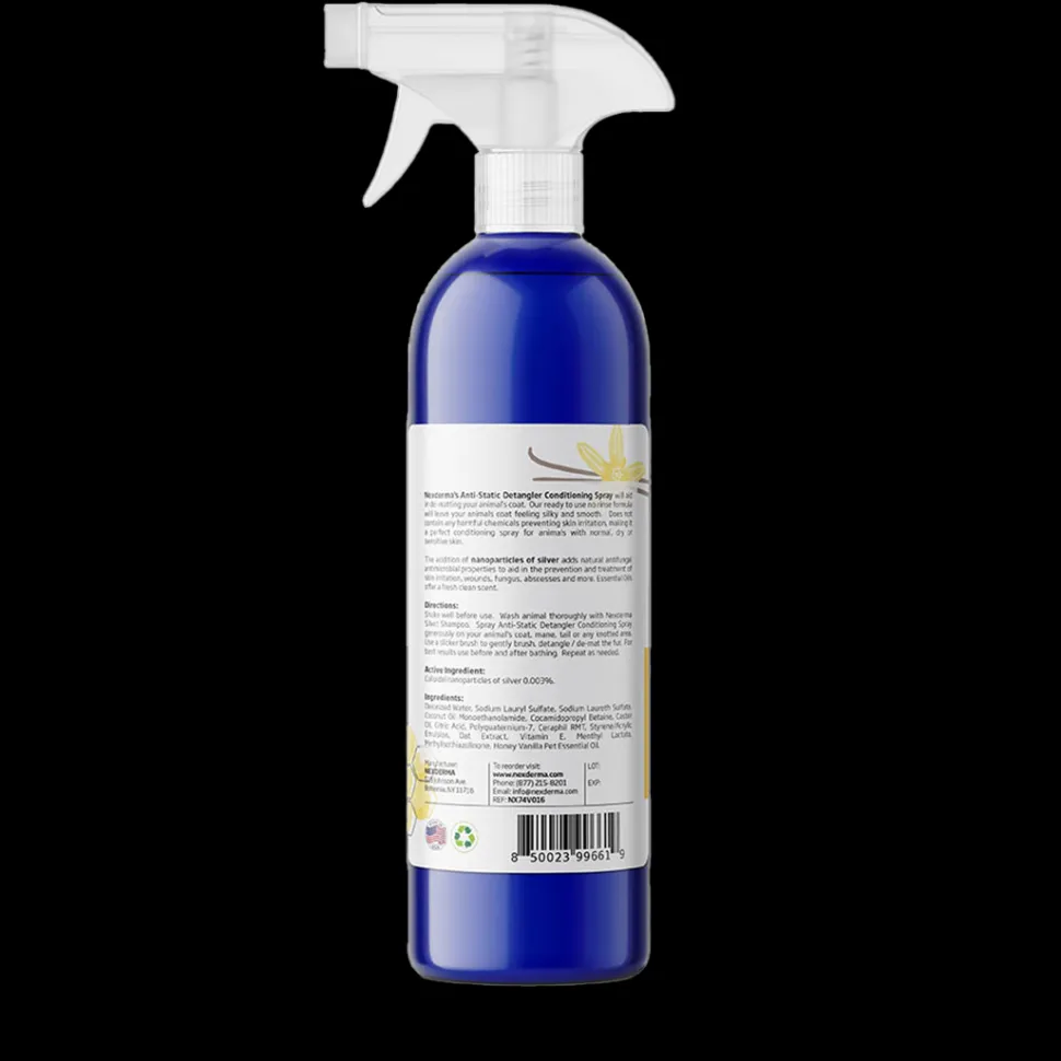 Vanilla Detangler Spray 16oz by Nexderma