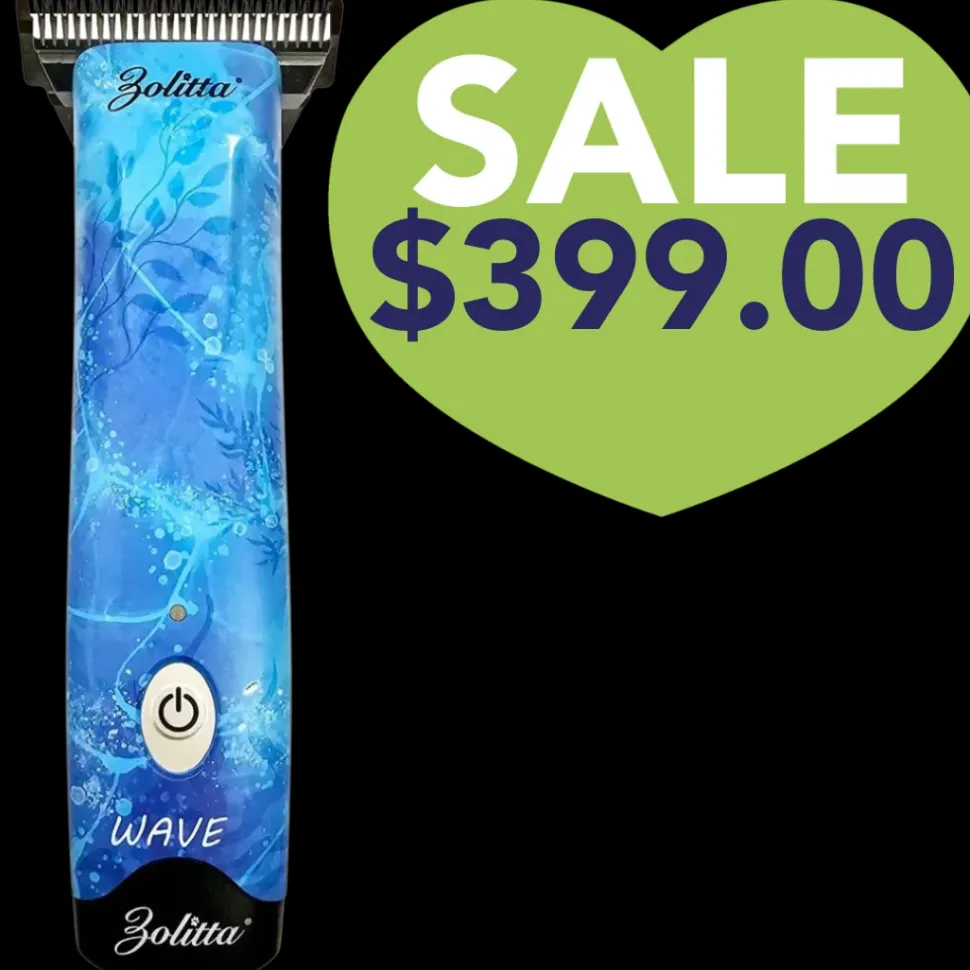 Wave Lithium-Ion Two-Speed Cordless Clipper with 30W Blade by Zolitta