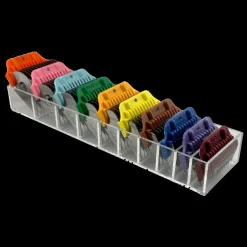 Wide 10 Blades/Combs Guard Holder Clear by PetStore.Direct