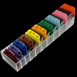 Wide 10 Blades/Combs Guard Holder Clear by PetStore.Direct