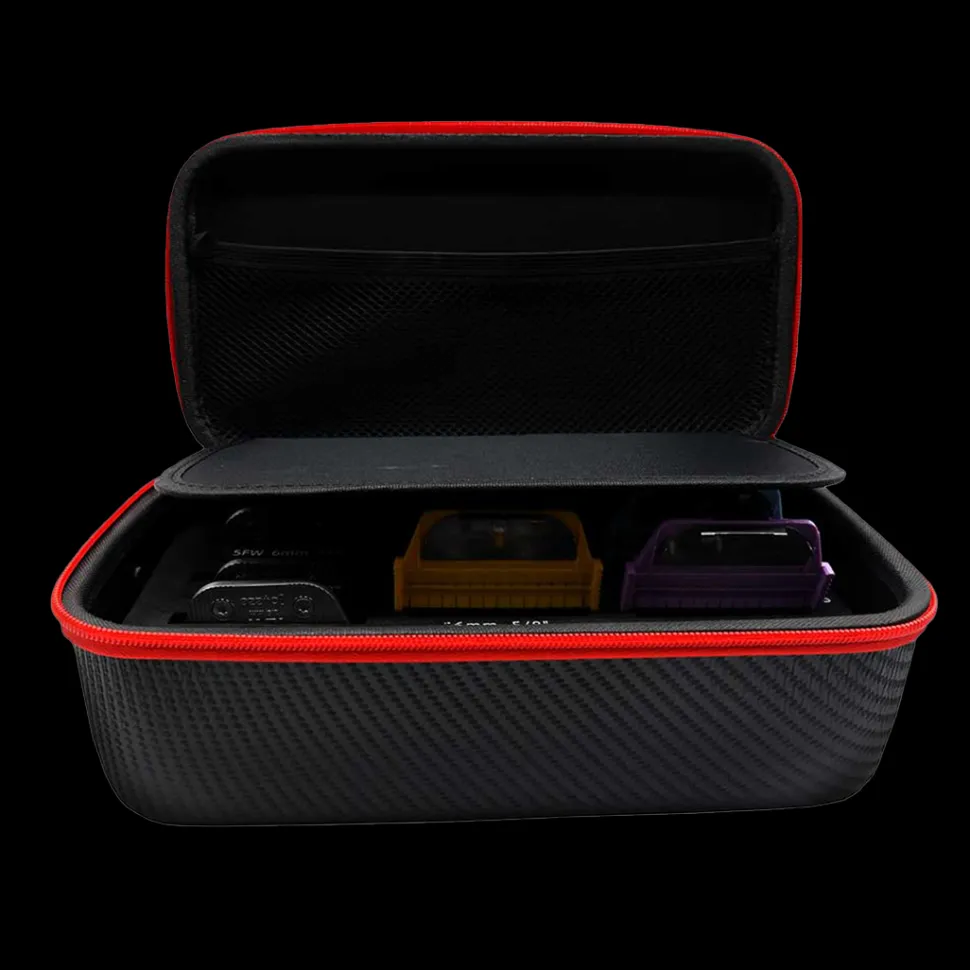 6 Wide Blades + 4 Wide Combs Bundle Plus Red Zipper Case by Joyzze