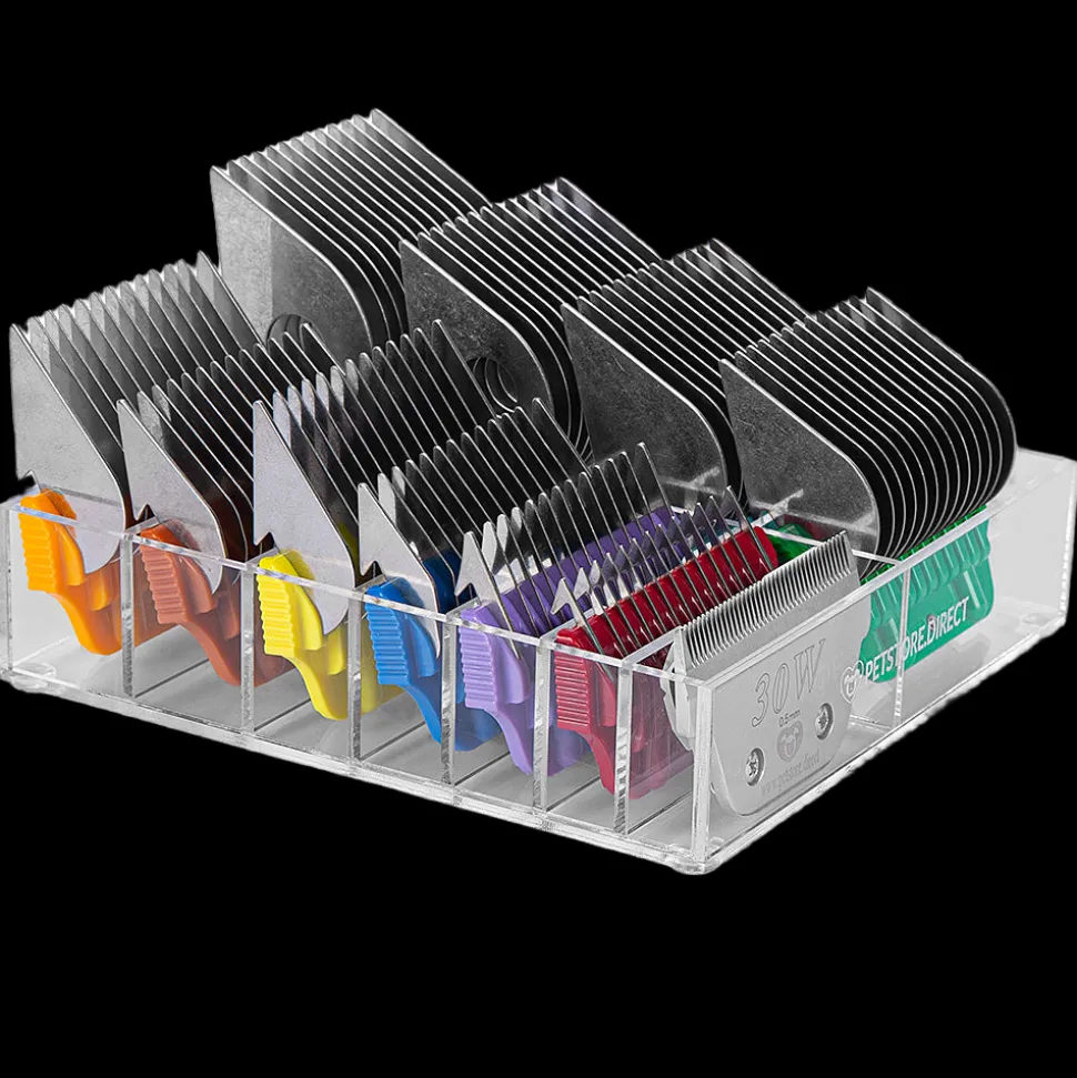 Wide Blades/Combs Guard Holder 11 Clear by PetStore.Direct