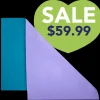 48"x24" Anti-Fatigue Reversible Dog Grooming Table Mat Blue/Lavender by PawMat