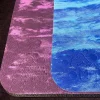 40"x22" SpawMat Tub Mat Mixed Monochromatic Blue/Purple by PawMat